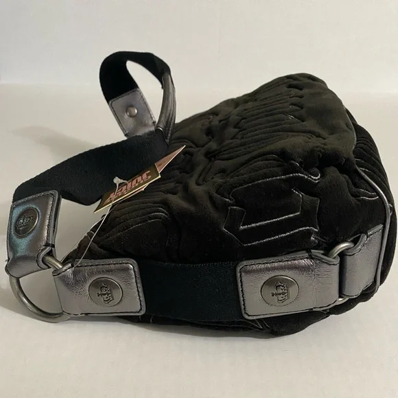 Vintage Juicy Couture Royal Juicy Black Velour Bag from 2009 With Original Tags - Picture 9 of 14